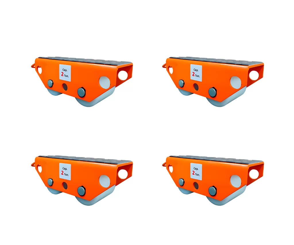 Kit Com 4 Unid Tartaruga Fixa De Carga 2 Ton