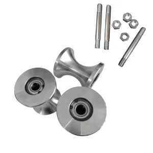 Roldana 2″ KIT com Eixos (3 Unidades)