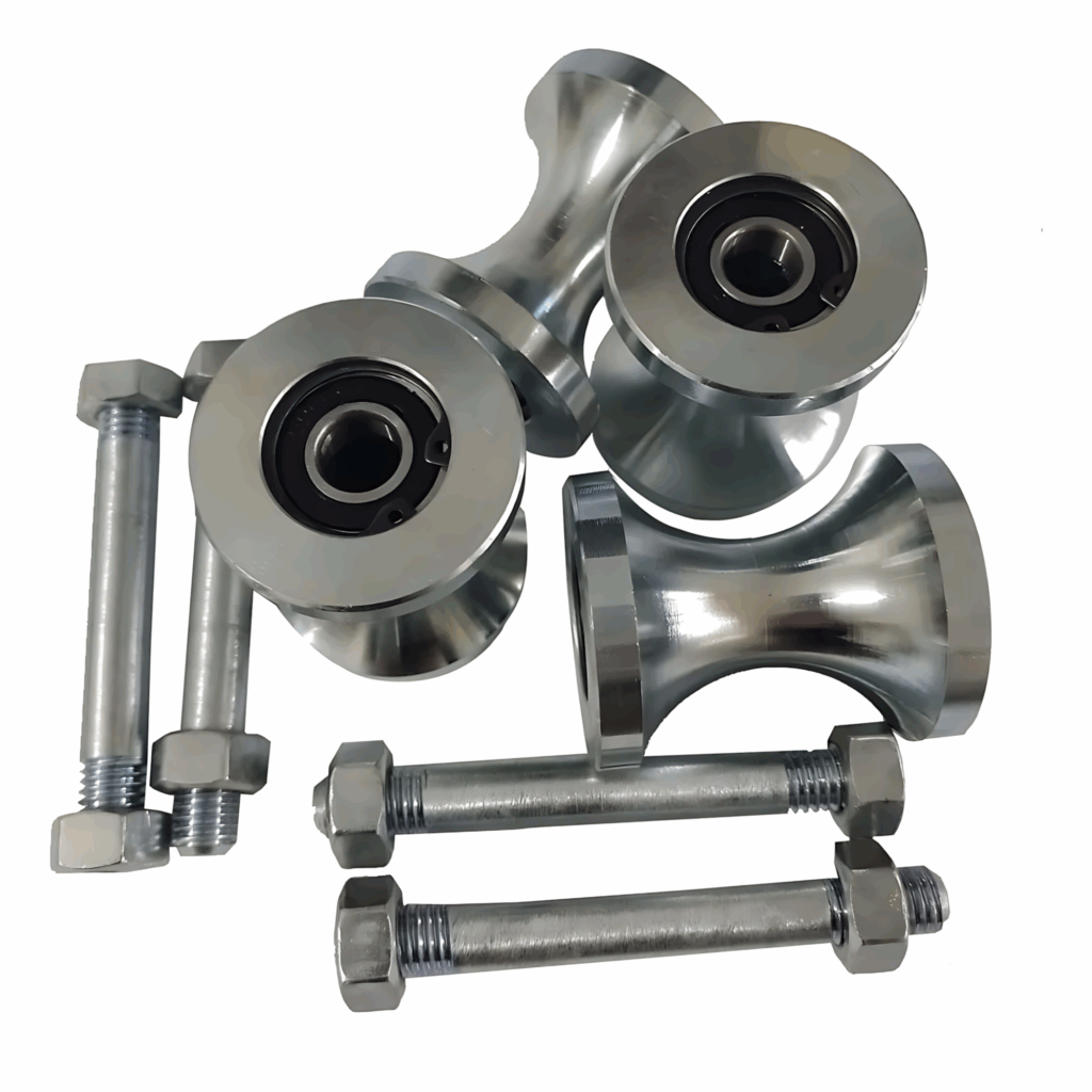 Roldana 2″ KIT com Eixos (4 Unidades)