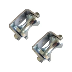 Roldana De 2″ com Eixo + Suporte (2 Unidade)